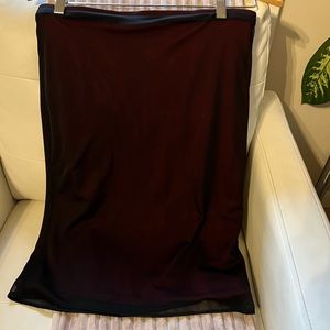 Black & Red Express Pencil Skirt